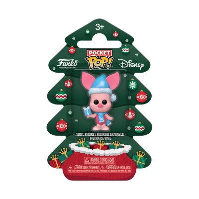 PRÉ-RESERVA - Funko POCKET POP!  "Disney - Holiday Tree": Piglet