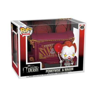 PRÉ-RESERVA - Funko POP! TOWN "It: Welcome to Derry": Pennywise & Wagon PRÉ-RESERVA - Funko POP! TOWN "It: Welcome to Derry": Pennywise & Wagon
