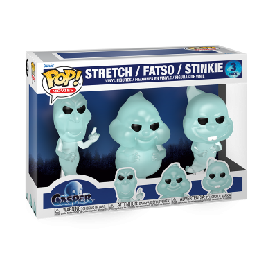 PRÉ-RESERVA - Funko POP! MOVIES "Casper": Stretch/Fatso/Stinkie 3 Pack