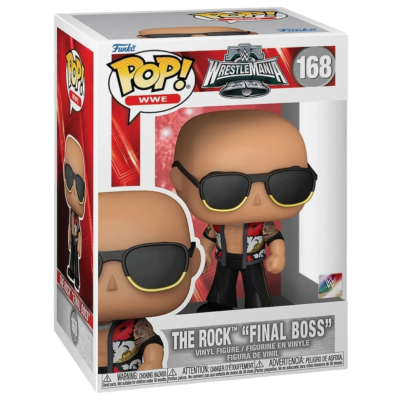 PRÉ-RESERVA/RESTOCK- Funko Pop! "WWE": The Rock "Final Boss" #168 PRÉ-RESERVA/RESTOCK- Funko Pop! "WWE": The Rock "Final Boss" #168