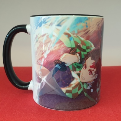 Caneca Demon Slayer: Tanjiro e Nezuko