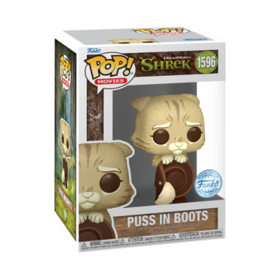 PRÉ-RESERVA - Funko POP! "Shrek": Puss in Boots (Retro) #1596 (Exclusive