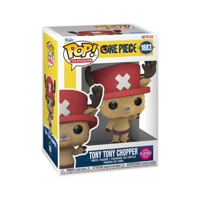 PRÉ-RESERVA - Funko Pop! TELEVISION "One Piece - Live Action": Tony Tony Chopper (FLOCKED)