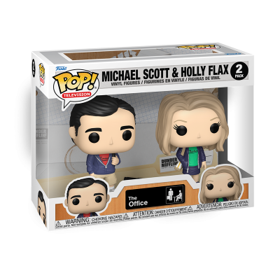 PRÉ-RESERVA - Funko POP! TELEVISION "The Office":  Michael Scott & Holly Flax 2-Pack