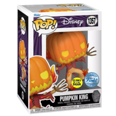 Funko POP! Disney: Nightmare Before Christmas - Pumpkin King (GITD) #1357 (Exclusive)