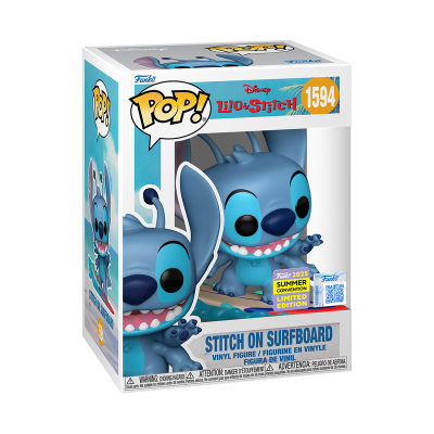 Funko POP! "Lilo and Stitch": Stitch on Surfboard #1594 (SDCC 2025 Exclusive)