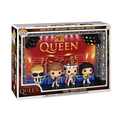 Funko POP! Moments Deluxe "Queen": 4-Pack Wembley Stadium