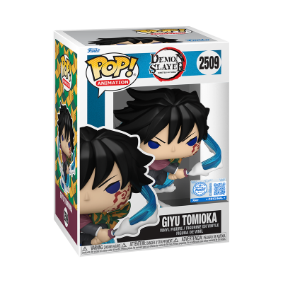 PRÉ-RESERVA - Funko POP! ANIMATION "Demon Slayer": Giyu Tomioka (Water Breathing) #2509 (SPECIAL EDITION)