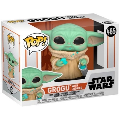 Funko POP! "Star Wars - The Mandalorian": Grogu With Cookies