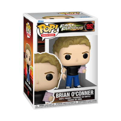 PRÉ-RESERVA - Funko POP! MOVIES "Fast & Furious": Brian O'Connor #1992