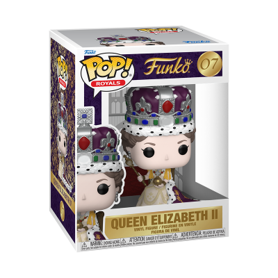 PRÉ-RESERVA - Funko POP! REMIUM "ROYALES": Queen Elizabeth II (Coronation)