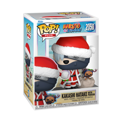 PRÉ-RESERVA - Funko POP! PLUS "Naruto Shippuden": Kakashi Hatake with Pakkun (Holiday Outfit)