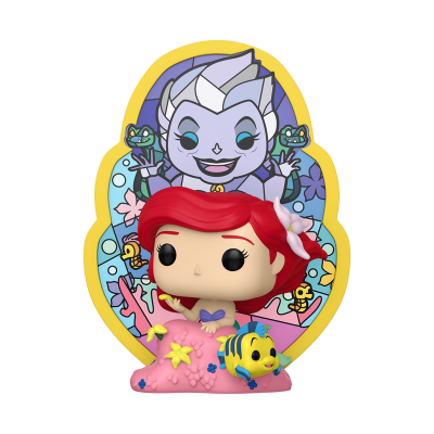 PRÉ-RESERVA - Funko POP! DELUXE  "The Little Mermaid": Ariel (Ursula Stained Glass)