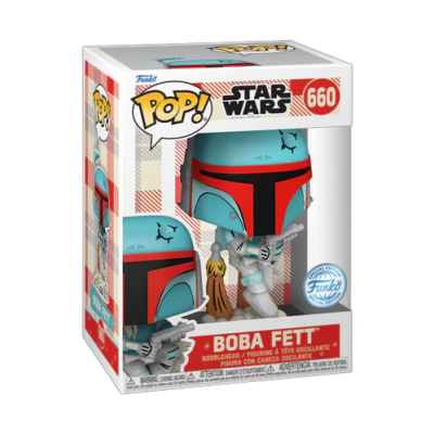 Funko POP! Star Wars: Retro Reimagined - Boba Fett #660 (Exclusive)