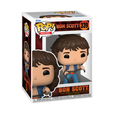 Funko Pop! Rocks: Bon Scott CAIXA DANIFICADA
