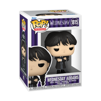 PRÉ-RESERVA - Funko POP! TELEVISION "Wednesday": Wednesday Addams (Black Coat)