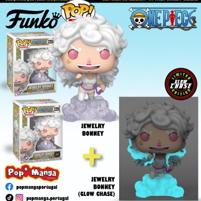 PRÉ-RESERVA - Funko Pop! ANIMATION "One Piece": BUNDLE Jewelry Bonney #2255 + CHASE