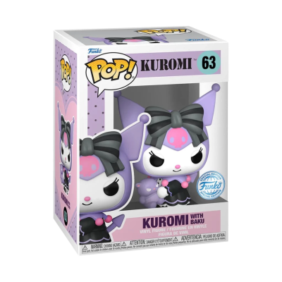Funko POP! "Kuromi": Kuromi with Baku #63 (SPECIAL EDITION)