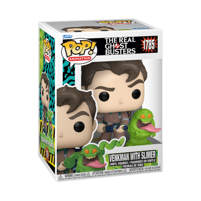 PRÉ-RESERVA - Funko POP! ANIMATION "The Real Ghostbusters": Venkman with Slimer PRÉ-RESERVA - Funko POP! ANIMATION "The Real Ghostbusters": Venkman with Slimer