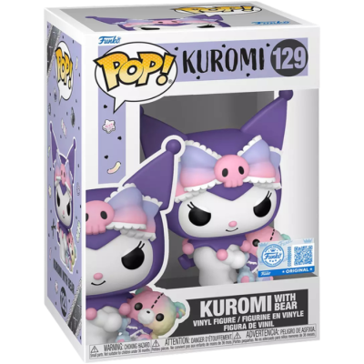 PRÉ-RESERVA - Funko POP!  "Kuromi": Kuromi with Bear #129 (SPECIAL EDITION)