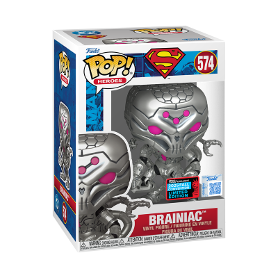 Funko POP! HEROES "Superman": Brainiac (Metallic) #574 (NYCC 2025 EXCLUSIVE)