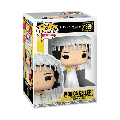 PRÉ-RESERVA - Funko POP! Television "Friends": Monica Geller (Wedding Dress) #1869 PRÉ-RESERVA - Funko POP! Television "Friends": Monica Geller (Wedding Dress) #1869