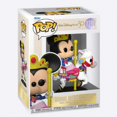 Funko Pop! "Walt Disney World 50th": Minnie Mouse (On Prince Charming Regal Carrousel) Funko Pop! "Walt Disney World 50th": Minnie Mouse (On Prince Charming Regal Carrousel)