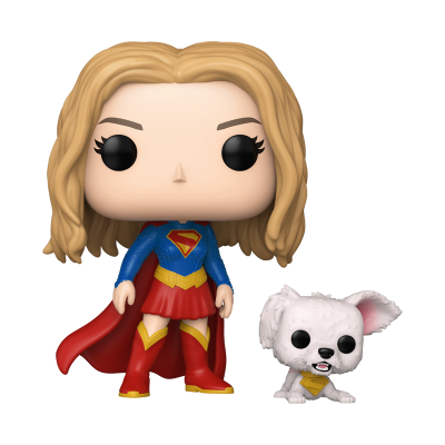 PRÉ-RESERVA - Funko POP!  HEROES "Supergirl": Supergirl with Puppy Krypto #633