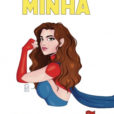 Conjunto caneca e T-Shirth Super Mãe