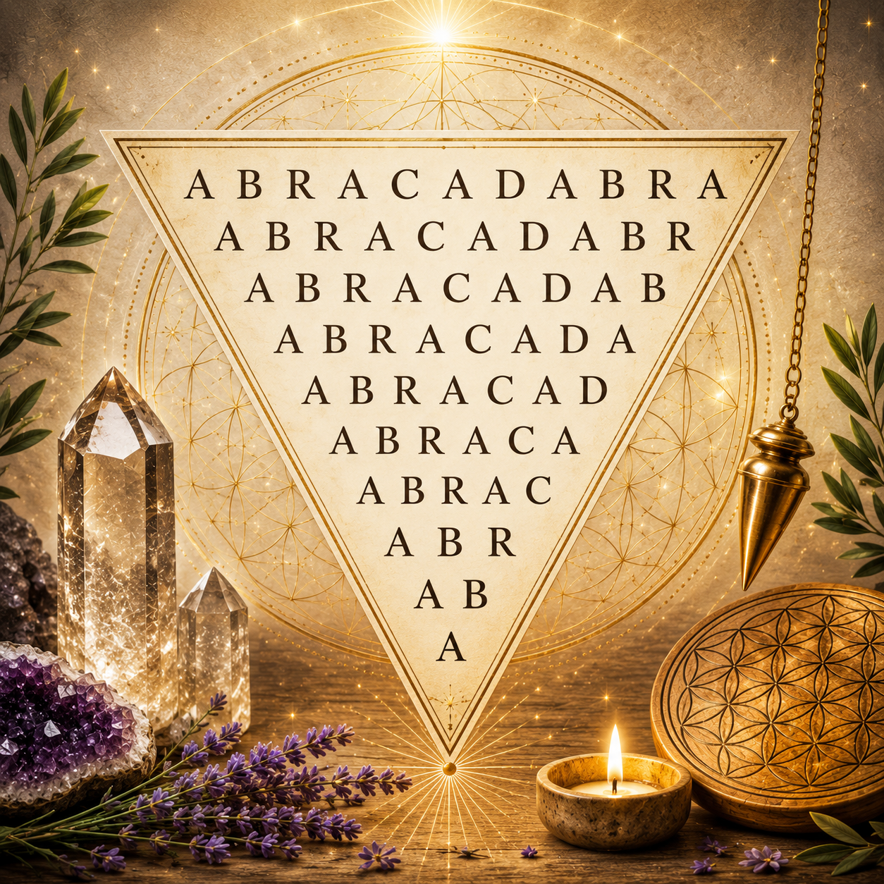 Abracadabra: origem, significado e como utilizar na Radiestesia Abracadabra: origem, significado e como utilizar na Radiestesia