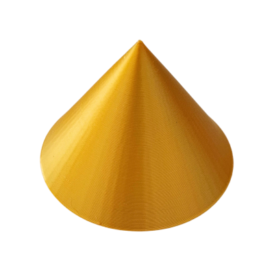 Cone potencializador dourado