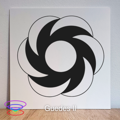 Guedes II -  Gráfico radiestésico de PEAD 21x21cm
