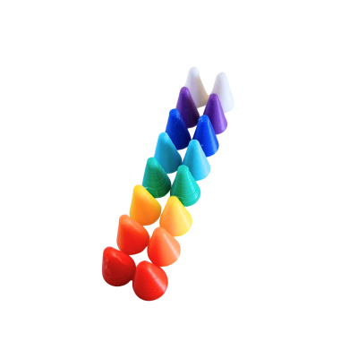 Kit mini cones marcadores - 8 cores