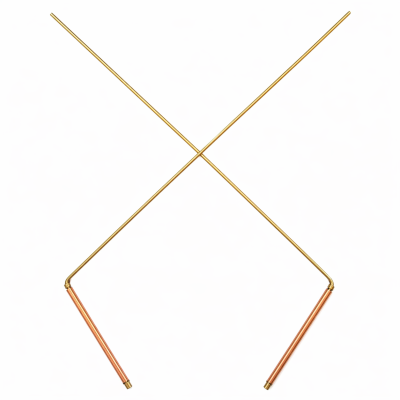 Dual rod - varetas radiestésicas em L
