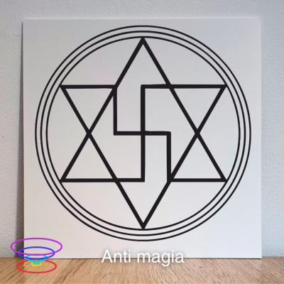 Anti magia - 5mm - Gráfico radiestésico de PEAD