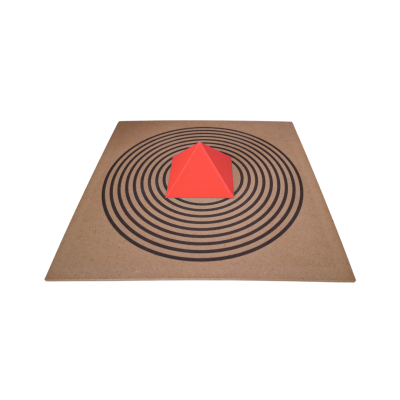 Pirâmide vermelha P