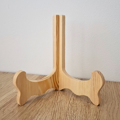 Suporte para gráfico em madeira