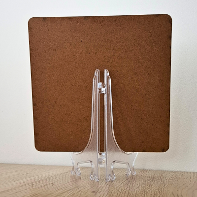 Suporte para gráfico em acrílico