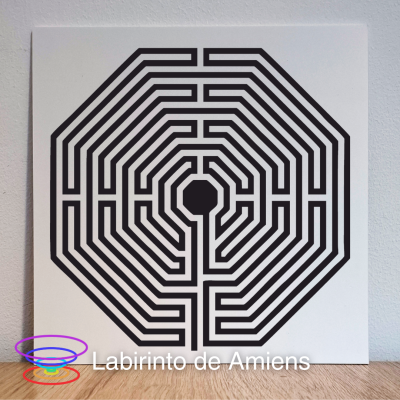 Labirinto de Amiens - Gráfico radiestésico de PEAD 21x21cm