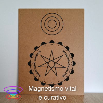Magnetismo vital e curativo - Gráfico radiestésico de MDF cru 23x30cm