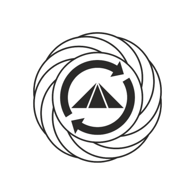 Turbilhão prosperador - gráfico radiestésico de cartolina plastificada