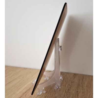 Suporte para gráfico em acrílico
