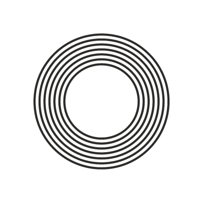Sete círculos - gráfico radiestésico de cartolina plastificada