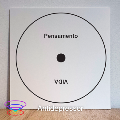 Anti depressão - Gráfico radiestésico de PEAD 21x21cm