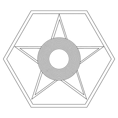 Regulador hormonal - gráfico radiestésico de cartolina plastificada