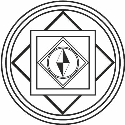 Sorte e sucesso - gráfico radiestésico de cartolina plastificada