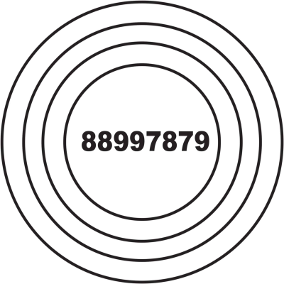 Anti Dor - gráfico radiestésico de cartolina plastificada