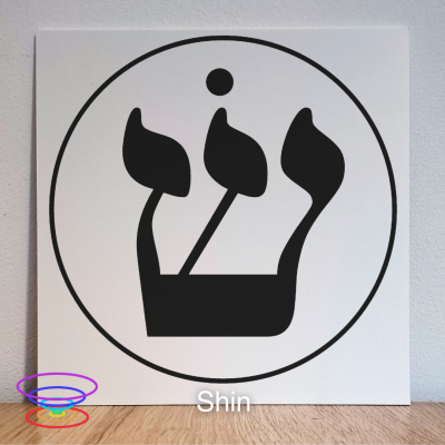 Shin - Gráfico radiestésico de PEAD 21x21cm