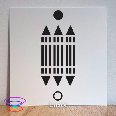 Luxor - 5mm - Gráfico radiestésico de PEAD