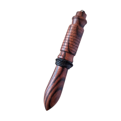 Pêndulo Mestre delgado de madeira com chumbo